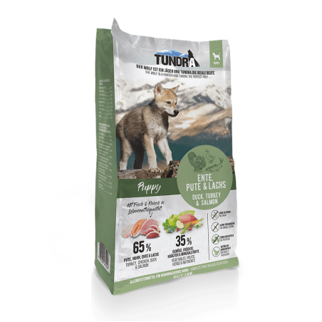 Tundra Puppy - храна за бременни, кърмещи и подрастващи кучета от всички породи -  3.18 кг