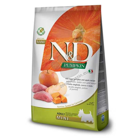 N&D PRIME DOG ADULT MINI 2.5KG WILD BOAR&APPLE