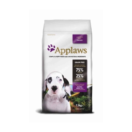 Applaws Puppy Large Chicken - суха храна за кученца до 18 месеца от едрите породи, с 75% пиле - 2кг