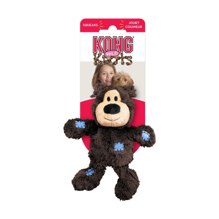 KONG WILD KNOTS BEARS плюшено мече с въжен скелет за дълги игри - XS