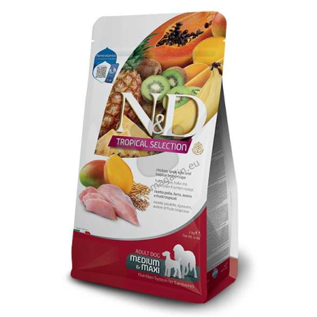 N&D TROPICAL DOG AD MED&MAXI SALMON 2 KG