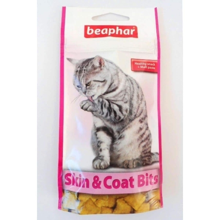 Beaphar - Skin & Coat-Bits – хрупкави хапки за красива и здрава кожа и козина, плюс малцова паста 35g