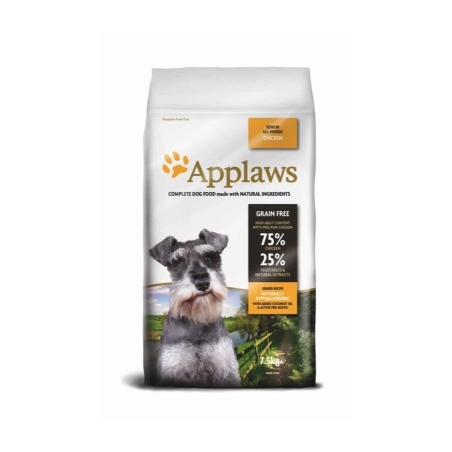 Applaws Senior All Breeds - суха храна за възрастни кучета от всички породи, 75% пиле - 2кг