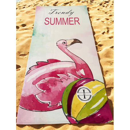 Плажна кърпа Flamingo Vibes