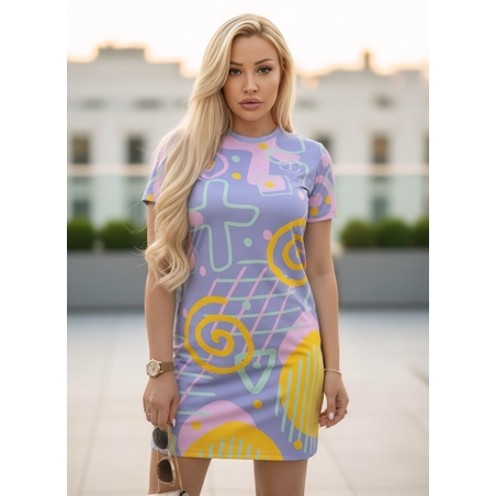 Art Fit Muse 13 Dress- дамска спортна рокля с арт принт