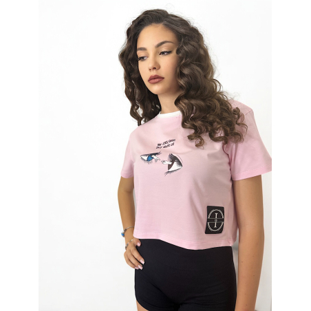 Кроп тениска Eyes on you