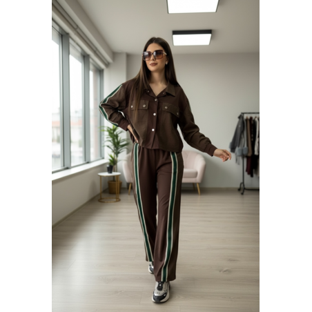 Brown Sport Chic Set