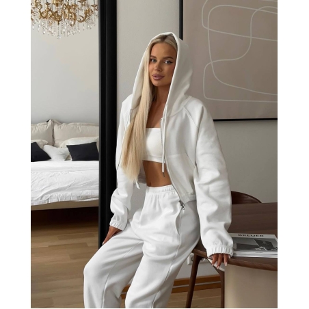 ROOV White Спортен широк екип от памук