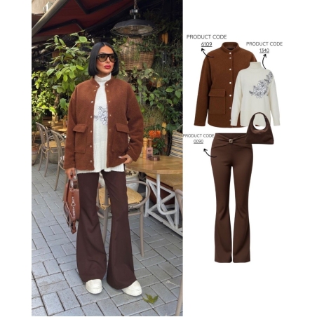 Mocha – Кафяво яке тип бомбър