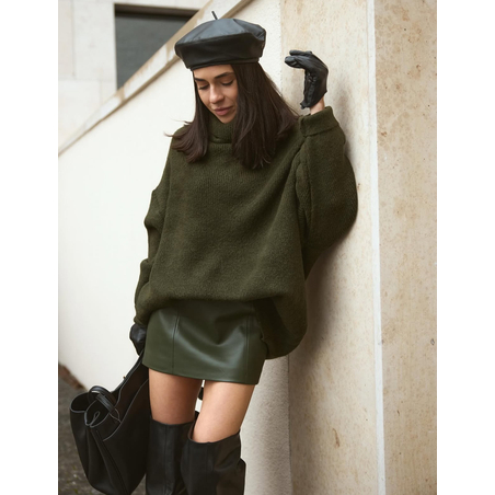 Winter Grace Green– туника-рокля тип пуловер