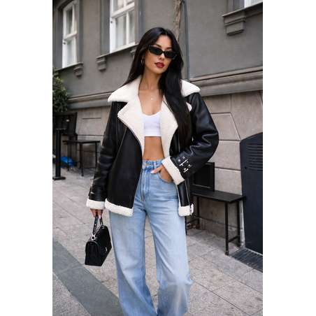 Winter Glow – кожено яке с каракул