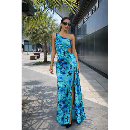 Тюркоазена лятна рокля OCEAN BREEZE