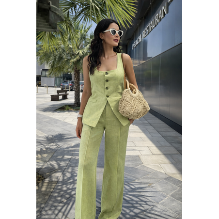 URBAN CHIC Комплект елек и панталон green