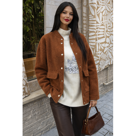 Mocha – Кафяво яке тип бомбър