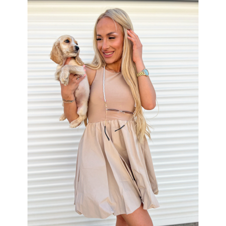 Рокля “Bella” – ekru