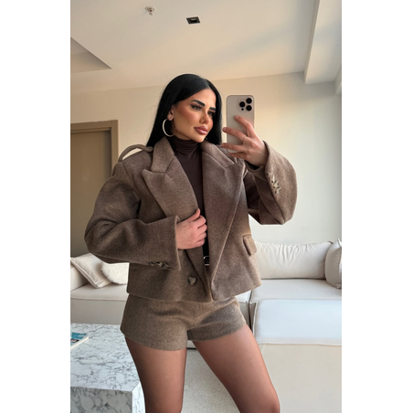 Milano Style Brown - Вълнено Сако и панталонки