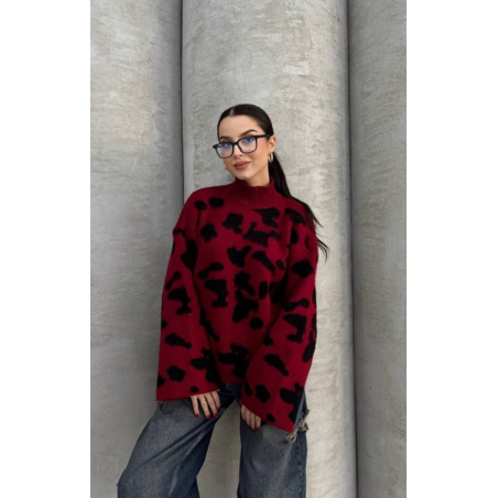 Пуловер “Soft Vibe” red