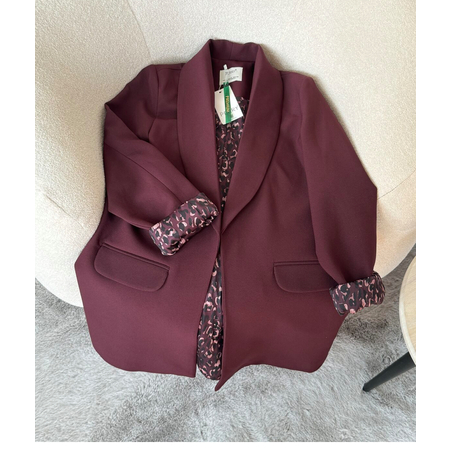 Tailored Blazer burgundy – Издължено  сако