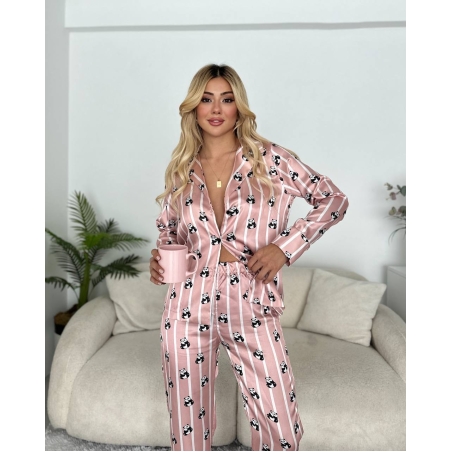 Луксозна сатенена пижама „Silky Dream“ Панда