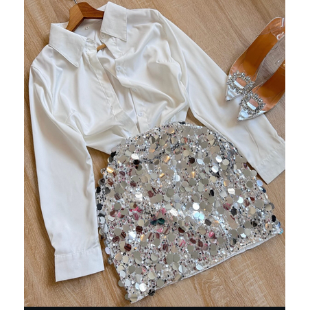 „Glam Night“ къса пола пайети