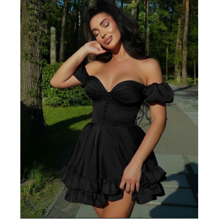 Рокля “Барби” – корсетна елегантност Black