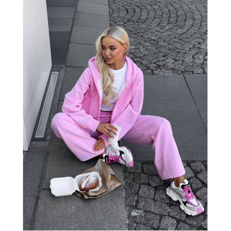 ROOV Pink Спортен широк екип от памук