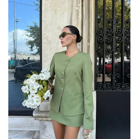 Bloom Set green/ Сако и пола