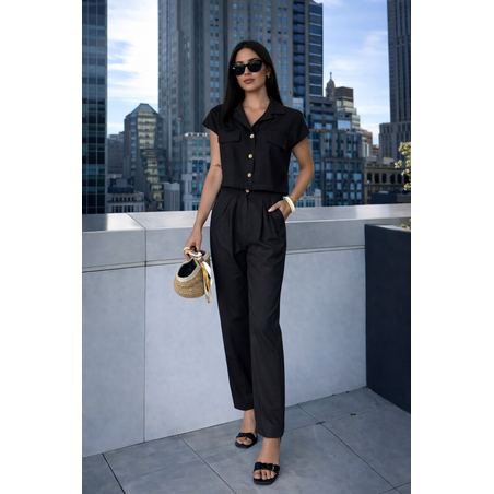 Lina Set  Black– панталон и риза