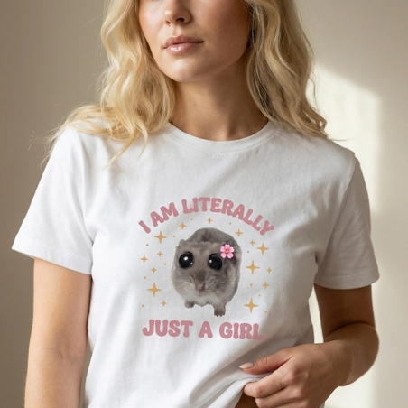 Дамска тениска “I Am Literally Just a Girl”