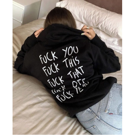 “Fck everything” суичър