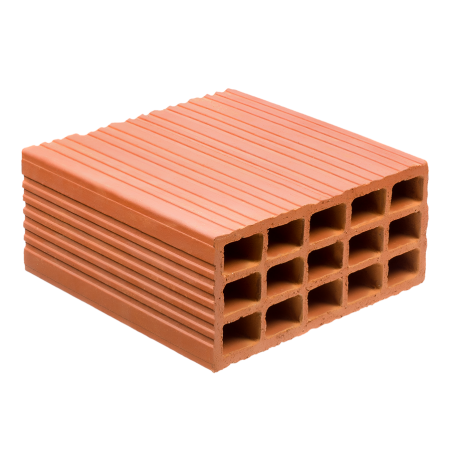 Керамична тухла четворка Kebe – 25 × 25 × 12 см