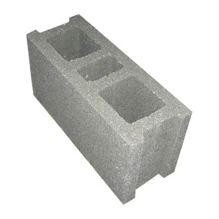 Бетонна тухла 40 × 20 × 15 см – Сива