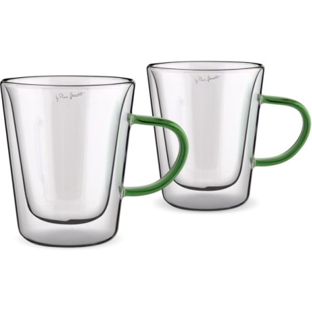 Комплект чаши за чай LAMART LT9118 VASO, 300 мл., 2 броя, зелени