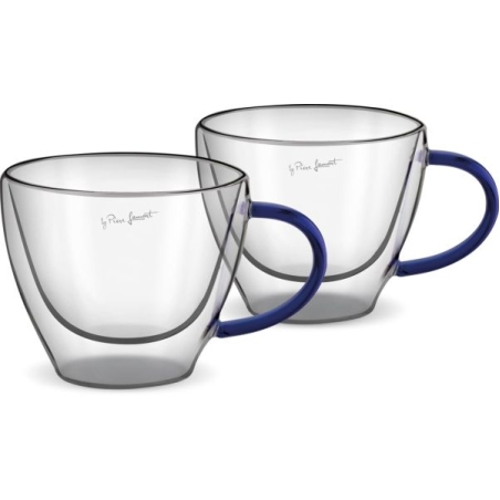 Комплект чаши за капучино LAMART LT9116 VASO, 190 мл., 2 броя, сини