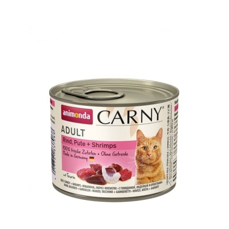 Animonda Carny Adult Beef, Turkey, Shrimps - 200г