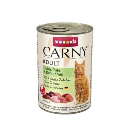 Animonda Carny Adult Chicken, Turkey, Rabbit - 400г