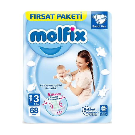 Пелени Molfix 3- 68 броя