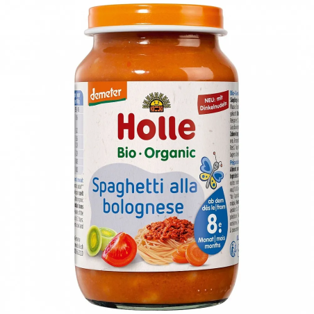 HOLLE Деметер Спагети болонезе 8м. 220г