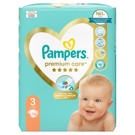 Пелени Pampers Pramium Care 3
