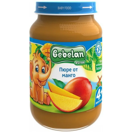 BEBELAN Пюре от манго 4м. 190г