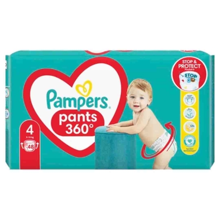Pampers Pants 4- 48 броя Памперс Гащи