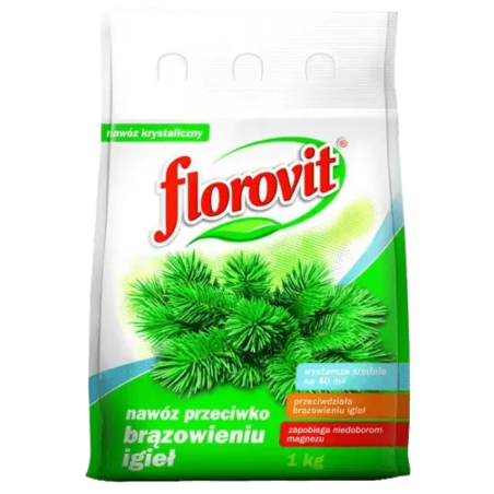 Тор против покафеняване на игличките Florovit 1 kg