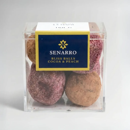 БИО Веган Bliss Balls бонбони Какао и Праскова 160 g SENARRO