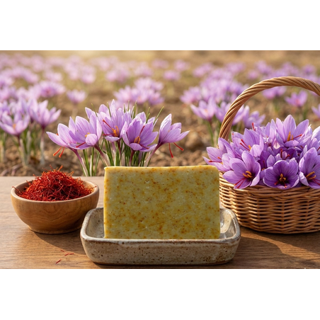 Натурален сапун с шафран и растителни масла SLiFFron Hyg, 120 g.