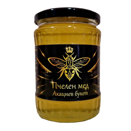 Пчелен мед акациев букет 760 гр. Пчеларска ферма КОСТОВ
