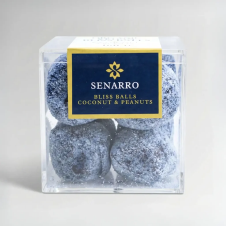 БИО Веган бонбони Bliss Balls Кокос и Фъстъци 160 g SENARRO