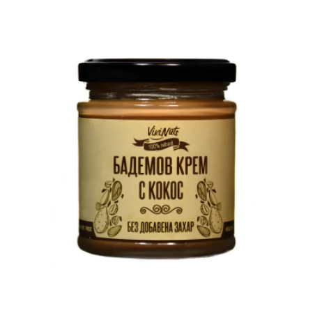Бадемов крем с кокос 200 гр. VIKI NUTS