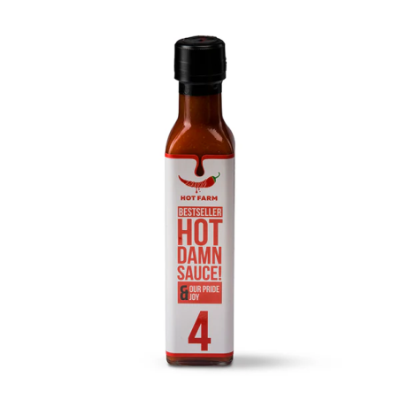 БасиСоса HOT DAMN SAUCE, 250 мл. Люта Ферма