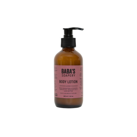 Лосион за тяло с лавандула и гераниум 100 мл. BABA'S SOAPERY