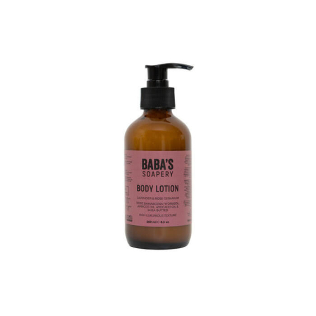 Лосион за тяло с лавандула и гераниум 250 мл. BABA'S SOAPERY